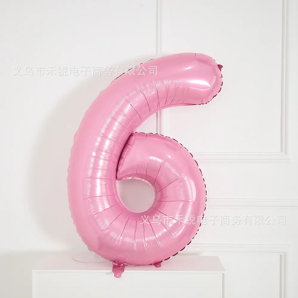 40寸珠光粉大数字6