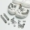 2026 Moda Nuevo Versátil Zueco de Oso con Cuentas Accesorios para Zapatos DIY Dijes Desmontables para Zapatos Hebillas de Zapatos de Alta Gama