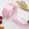 Fita de cetim de 4cm, fita vermelha colorida, fita para DIY, material de rosa, decoração de seda, embalagem de presente para bolo atacado