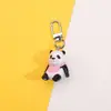 Lindo llavero colgante de cachorro de mascota de dibujos animados, colgante de perro creativo, pequeño regalo para estudiantes y parejas, decoración de perro