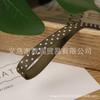 Moño de Cinta de Algodón Poliéster con Lunares DIY Material para Decoración de Cabello Ropa Regalo Embalaje de Flores Cinta de Lunares con Impresión a una Cara