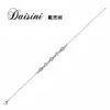 Desini nuevo S925 plata de ley japonés y coreano-coreano flor Mori en forma de Diamante Mosan pulsera ajustable joyería para mujer outlet de fábrica