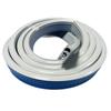 Tira de Vedação de Silicone em Forma de U com Esqueleto, Borda Envolvida com Fio de Aço Tecido Condutor, Tira de Silicone Tipo Cartão Magnético para Caixa de Gabinete de Armazenamento de Energia