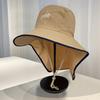 Sombrero de Pescador Impermeable de Secado Rápido para Hombre, Sombrero de Verano para Senderismo y Montañismo al Aire Libre, Ala Ancha, Protección Solar Anti-UV