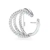 Anillo de Nariz para Piercing Retorcido de Acero Inoxidable Aro Cerrado Continuo Anillo de Nariz Espiral Pendiente Anillo Multifuncional Directo del Fabricante
