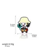 Mercancía de Anime Broches de One Piece: Luffy Sombrero de Paja, Zoro, Ace, Insignias de Barco Pirata