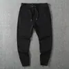 Pantalones Deportivos de Primavera y Otoño para Hombre Estilo Japonés Simple Pierna Recta Joggers Grises Adelgazantes Pantalones de Chándal Casual Versátil para Niños