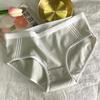 Ropa interior sexy sin costuras de algodón para mujer, tiro medio, con entrepierna de algodón, estilo deportivo japonés, bragas triangulares para niña