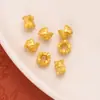 Accesorios Chapados en Oro que Conservan el Color Joyería DIY Oro Antiguo Cuentas Espaciadoras de Encaje de Cuatro Caras Hilo para Pulseras Materiales para Abalorios