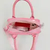 Bolso bandolera de niña de dibujos animados, lindo bolso de mano de PVC con estampado de corazón, monedero para niños, accesorios a juego para padres e hijos