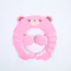Gorro de Champú para Niños Eva Ajustable Impermeable con Protección para Oídos y Ojos Lindo Osito Herramienta de Champú para Bebés