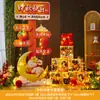 Decoração de cena para o Festival do Meio Outono Ornatos em placa KT para parede de fundo de evento escolar, de shopping, de loja, lanternas, pilares, adereços