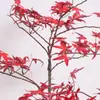 Plantas Verdes Simuladas, Árboles de Arce Rojo, Árboles Falsos en Maceta, Decoración de Interiores, Paisajismo de Piso para Sala de Estar, Adornos de Estilo Escandinavo, Plantas Verdes Biónicas