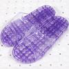 Pantuflas Mujer Verano Interior Cristal Masaje Huecas Fuga de Agua Pareja Baño Plástico Hombres Baño Hogar Pantuflas