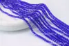 Pulseira de Cristal com Contas Finas Lisas Brilhantes de Qualidade Austríaca 4/6/8mm Acessórios para Joias DIY Cristal Multifacetado Colorido