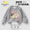 Novo Desenho Animado Anime Seis Pequenos Crianças de Anime Roupas Primavera e Outono Crianças Médias e Mais Velhas Meninos Bonitos Tops de Manga Longa