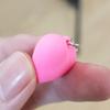 Llavero de Amor de Goma Suave Transfronterizo Creativo Celebridad de Internet Colgante en Forma de Corazón Decoración de Pareja Accesorios Colgantes para Coche Mochila