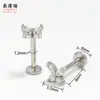 Pendientes Completos de Acero Inoxidable con Circonita, Tachuelas para Hélice de Acero de Titanio, Joyería para Oreja con Rosca Interna que No se Desvanece, Tachuelas para Labio, Accesorios para Piercings de Oreja