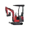 Excavadora miniatura completamente nueva, adecuada para uso agrícola y doméstico, ideal para proyectos de demolición en interiores; esta excavadora pequeña se puede equipar con varios accesorios
