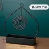 Suporte Criativo de Ferro para Incenso Repelente de Mosquitos para Uso Doméstico, Suporte de Incenso Suspenso, Bandeja de Incenso para Quarto, Queimador de Incenso com Suporte de Cinzeiro