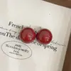 Pendientes Ovalados de Perlas de Imitación Grandes, Elegantes y Suaves de Estilo Francés, Pendientes de Alto Nivel Estilo Ins Fresco, Pendientes para el Día a Día