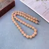 Pulsera de Cuentas Redondas de Cuarcita, Pulsera de Imitación de Jade Hetian para Mujer, Adecuada para Ferias de Templos, Mercados Nocturnos, Puestos Callejeros y Vendedores Ambulantes, Suministro de Jade al por Mayor
