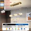 Luminária Pendente de Cristal para Sala de Jantar, Estilo Moderno de Luxo Leve, Lustre Minimalista de Três Cabeças para Sala de Jantar, Luminária Linear de Alto Padrão Estilo Europeu para Mesa de Jantar Bar