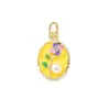 Acessórios para Pulseiras e Colares DIY Transfronteiriços, Pingentes de Coração, Charms de Cordão, Pingentes Florais Artesanais, Materiais para Pendurar em Bolsas