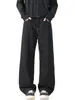 Ropa de Hombre Fengshe / Jeans nuevos para hombre, corte recto, ajuste holgado, marca de moda, pierna ancha, estilo de alta costura americana, mezclilla original, no se decolora
