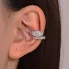 Personalidad Punk Retro Europea y Americana Clip para Oreja de Serpiente Sin Agujero Espíritu del Zodíaco Serpiente Clip Pequeño para Hueso de Oreja de Serpiente Sin Agujero en la Oreja Pendientes del Año de la Serpiente