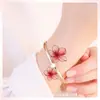 Pegatinas de Tatuaje de Flor de Cerezo Rosa para Mujeres, Impermeables y de Larga Duración, Clavícula, Muñeca, Brazo, Estilo Ins de Flores, Pequeña Fresca, Imagen Pequeña, Elegantes