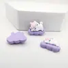 Acessórios de resina diy animal de desenho animado nuvem Urso coelho aplique de grampo de cabelo capa de celular fivela de sapato material de adesivo de geladeira