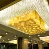 Grande centro comercial, clube, lobby de hotel lustre de teto de cristal, iluminação personalizada não padrão para salões de banquetes de hotel