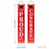 Amazon transfronterizo nuevo banner de temporada de graduación decoración de fiesta bandera fondo de globo para mapa asta de bandera personalización