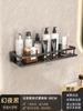 Estante de Baño sin Perforación, Estante de Almacenamiento para Inodoro y Baño Montado en la Pared, Aluminio Espacial, Impermeable, Lujo Ligero