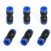 Conector Rápido Unión Recta PU Tubo de Aire de Plástico Neumático