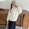 Sudadera Exterior Tipo Chal para Niñas, Estilo Primavera y Otoño, Top de Moda con Lazo para Niños Mayores, 2026
