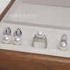 Pendientes Geométricos Reba, Pendientes, Colgantes, Anillos, Nácar, Blanco Australiano, Redondo, Set Versátil de Cuentas de Concha, Venta al por Mayor de Fábrica