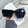 Nuevas Gafas de Sol Oversize y Pequeñas Celebridad de Internet Chico Malo Modernas Europeas y Americanas Cejas Anguladas Personalidad Divertida Gafas Irregulares para Hombres y Mujeres