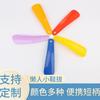 Calzador de plástico de color de 11.5 cm calzador pequeño artefacto para zapatos cordón se puede imprimir logo pequeño regalo mayoreo
