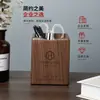 Porta Plumas Moderno Minimalista de Madera Maciza, Madera Clara, Organizador de Escritorio para Estudiantes y Oficina, Exhibidor de Almacenamiento de Madera Multifuncional Creativo
