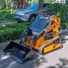 Exportación transfronteriza de minicargadoras de dirección deslizante a gasolina, minicargadoras de combustible de grado de construcción y cargadoras de orugas de goma