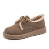Modelo Nuevo en Stock: Zapatos de Invierno Retro Cálidos Estilo Birkenstock con Suela Gruesa y Forro Adicional de Felpa, Zapatos de Lana de Cordero, Zapatos de Algodón, Botas de Nieve