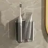 Estante de Almacenamiento para Portacepillos de Dientes de Pareja, Portacepillos de Dientes de Baño Montado en la Pared sin Taladro, Portacepillos de Dientes Eléctricos, Pasta de Dientes y Enjuague Bucal Familiar