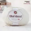 Hilo de lana mezclada, hilo de grosor medio para tejer a mano, hilo 212 para bufandas, suéteres y pantuflas de tejido DIY
