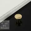 Nuevo Tirador de Cajón de Mueble Estilo Chino, Tirador Simple de Cobre Cepillado de un Solo Agujero Estilo Americano, Tirador Pequeño Estilo Antiguo para Puerta de Armario