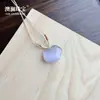 Popular Collar de Piedra Ojo de Gato Multicolor con Candado de Paz, Candado Ruyi Helado Transparente, Nuevo Estilo Chino Colgante Suave, Accesorio para Mujer