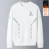 Envio RápidoCamiseta Pulôver de Lã Solta Masculina Outono/Inverno, Gola Redonda, Manga Longa, Tamanho Grande, Versátil