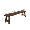 Escritorio Grande Largo de Madera Maciza Mesa de Estudio Lectura Doble Persona Sala de Estar Escritorio de Oficina Moderno Simple Mesa de Conferencias Mesa de Trabajo