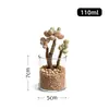 Jarrón de cristal recto de alto borosilicato, pieza decorativa, adecuado para peceras pequeñas, arreglos florales, micro paisajismos hidropónicos y terrarios